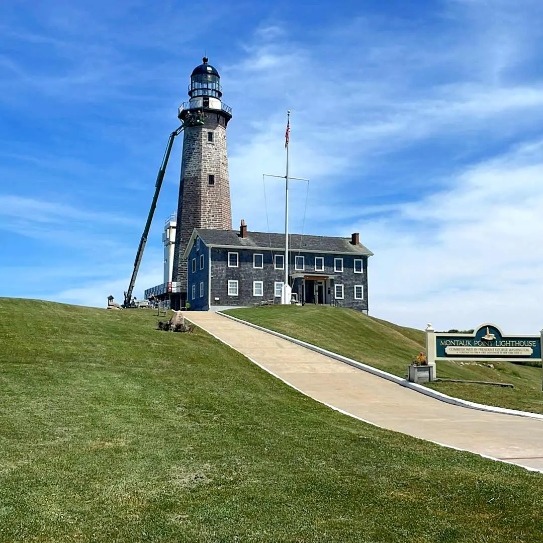 Image of Monthauk lighthouse in America